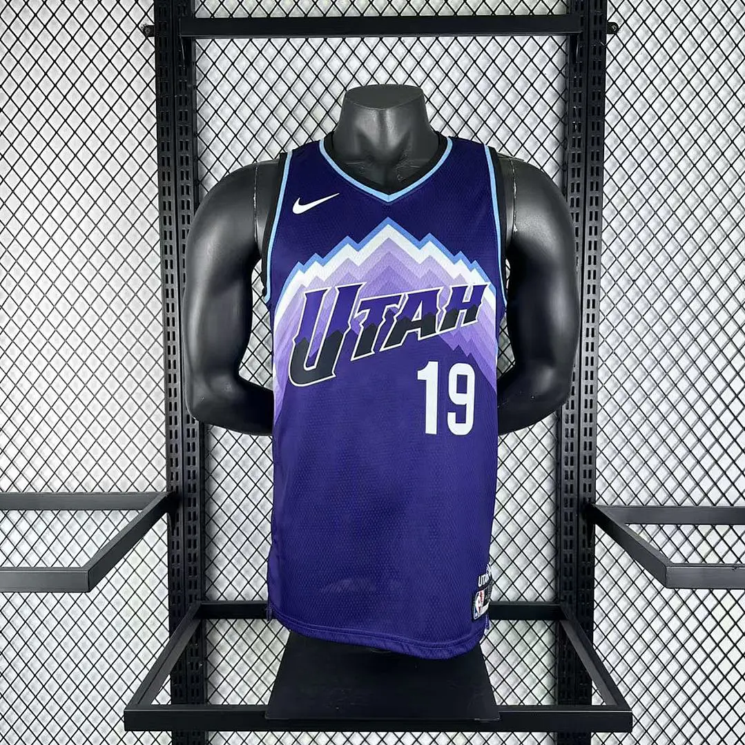 Camisa NBA Utah Jazz Roxa - Nº19 3