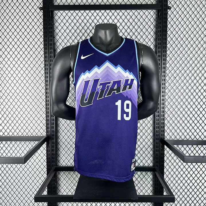 Camisa NBA Utah Jazz Roxa - Nº19 3