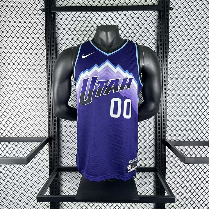 Camisa NBA Utah Jazz Roxa - Nº00 2
