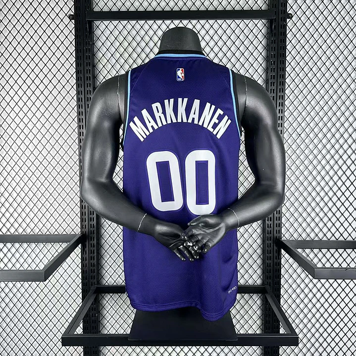 Camisa NBA Utah Jazz Roxa - Nº00 3