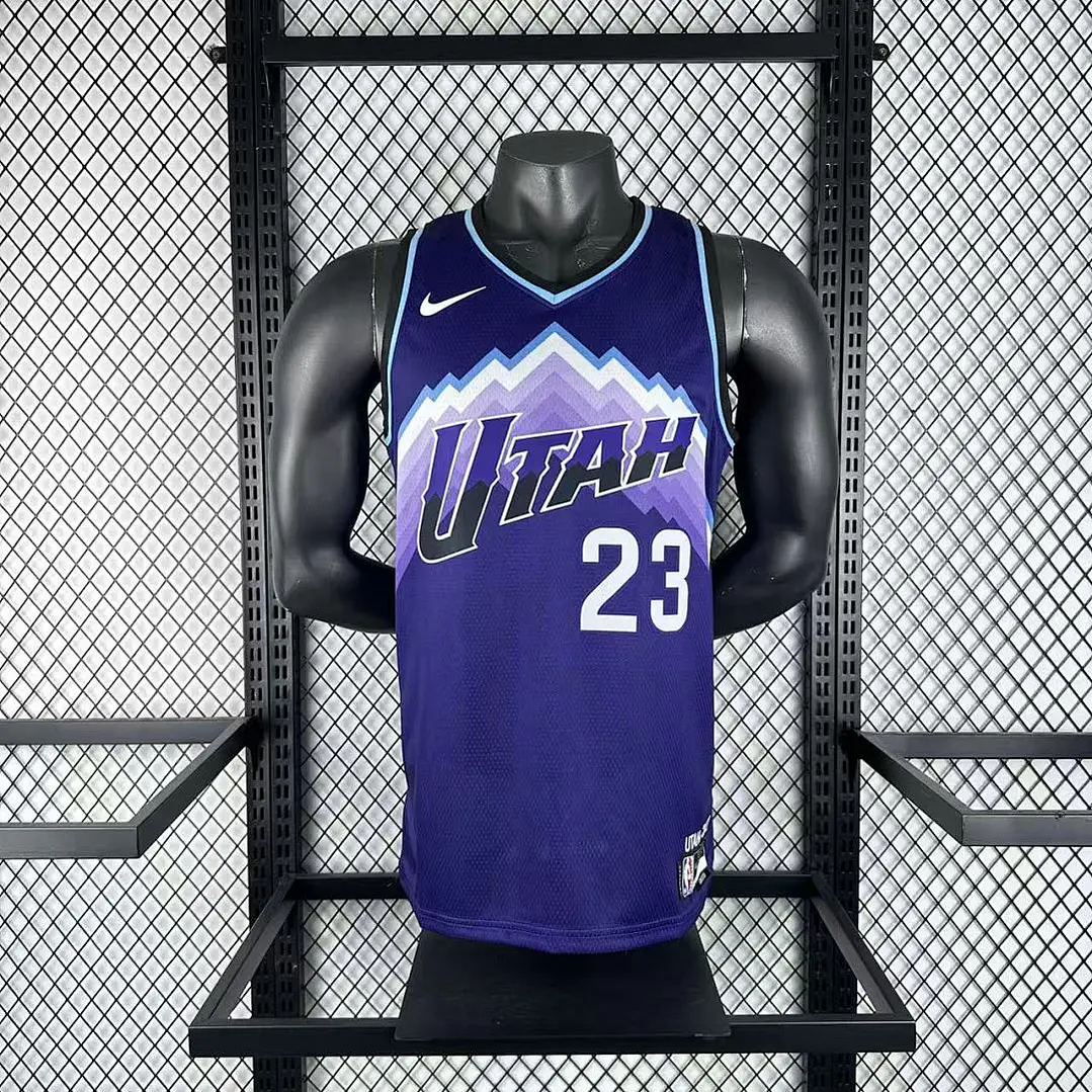 Camisa NBA Utah Jazz Roxa - Nº23 3