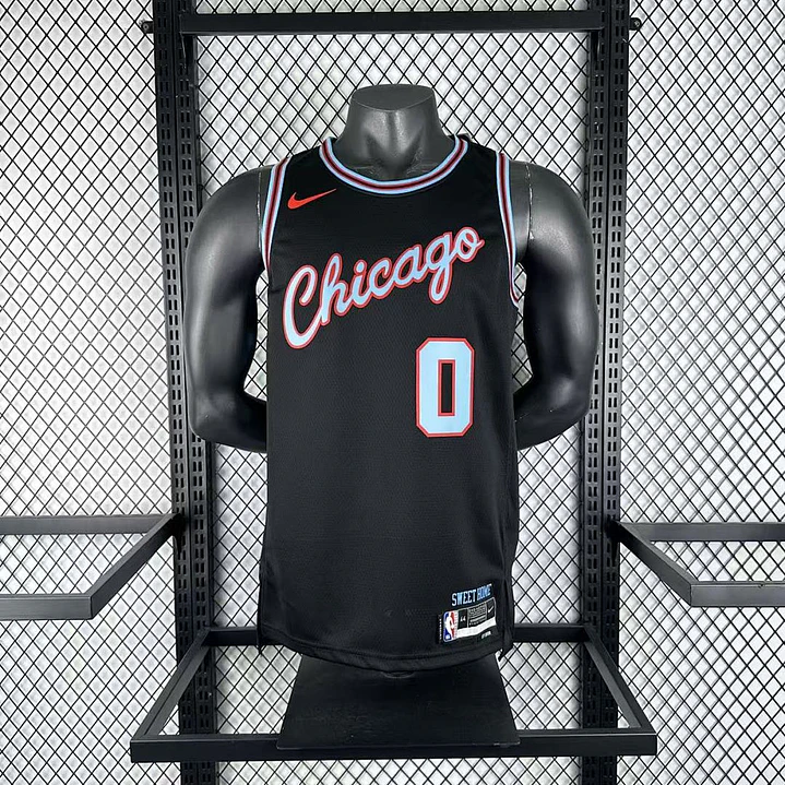Camisa NBA Chicago Bulls Edição Cidade - Nº0 2