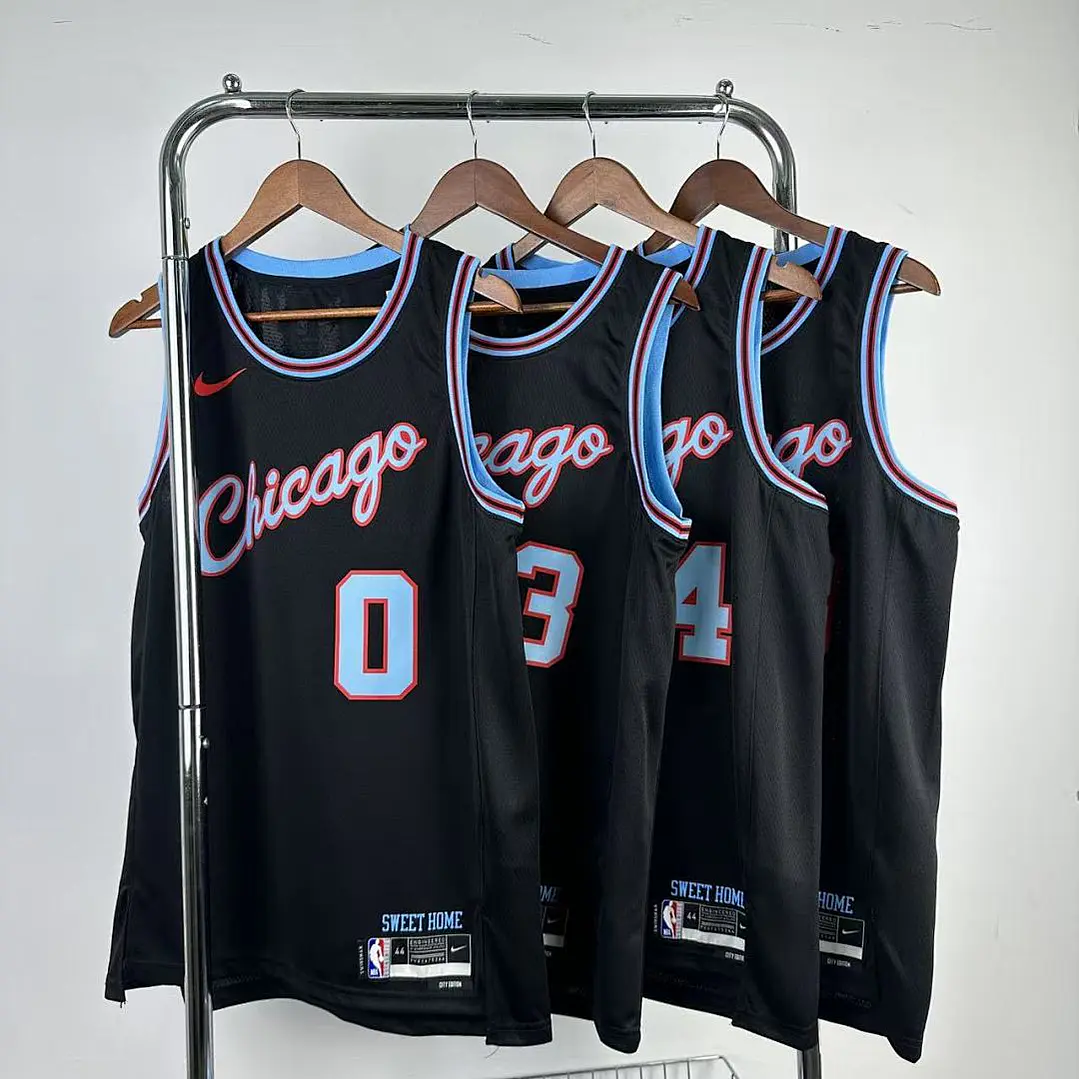 Camisa NBA Chicago Bulls Edição Cidade - Nº0 6