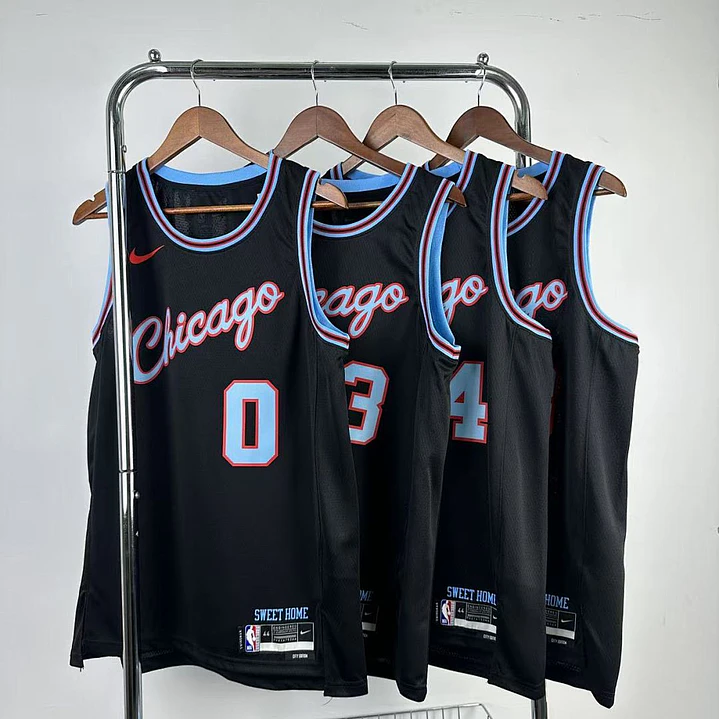 Camisa NBA Chicago Bulls Edição Cidade - Nº0 6