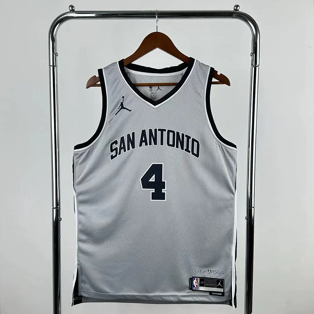 Camisa NBA San Antonio Spurs Edição Limitada Cinza - Fox Nº4 1