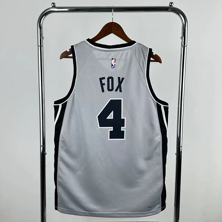 Camisa NBA San Antonio Spurs Edição Limitada Cinza - Fox Nº4 2