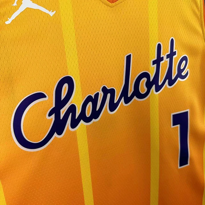 Camisa NBA Charlotte Hornets Edição Cidade - Ball Nº1 3