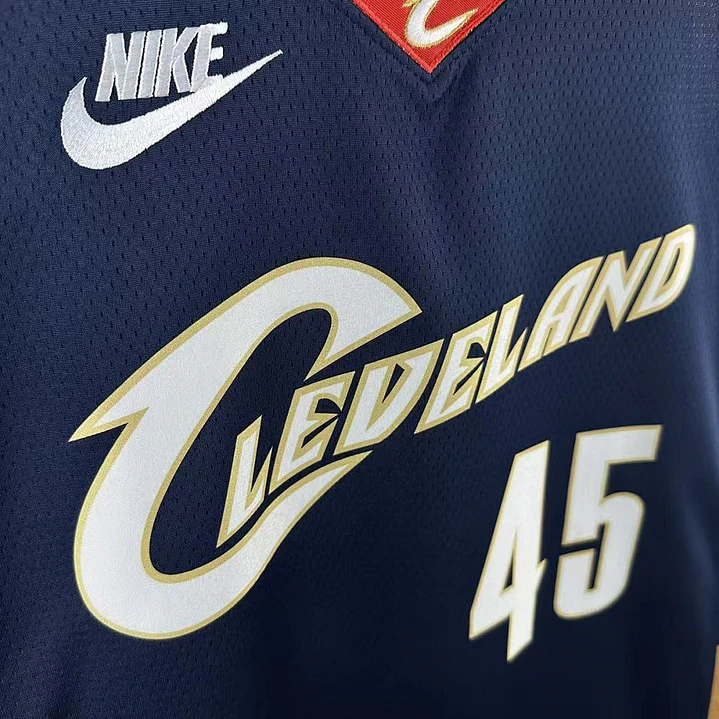 Camisa NBA Cleveland Cavaliers Retrô - Mitchell Nº45 3