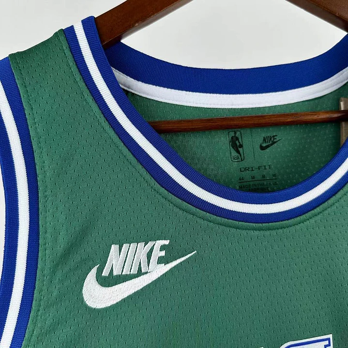 Camisa NBA Dallas Mavericks Retrô Verde - Flagg Nº32 4