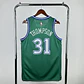Camisa NBA Dallas Mavericks Retrô Verde - Thompson Nº31 - Thumbnail 2
