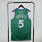 Camisa NBA Dallas Mavericks Retrô Verde - Russell Nº5 - Thumbnail 2
