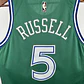 Camisa NBA Dallas Mavericks Retrô Verde - Russell Nº5 - Thumbnail 6