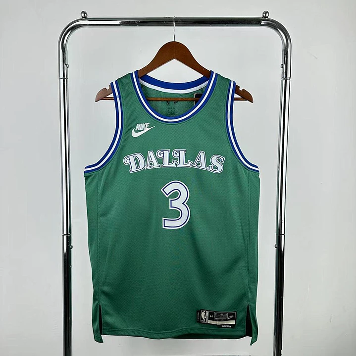Camisa NBA Dallas Mavericks Retrô Verde - Davis Nº3 1