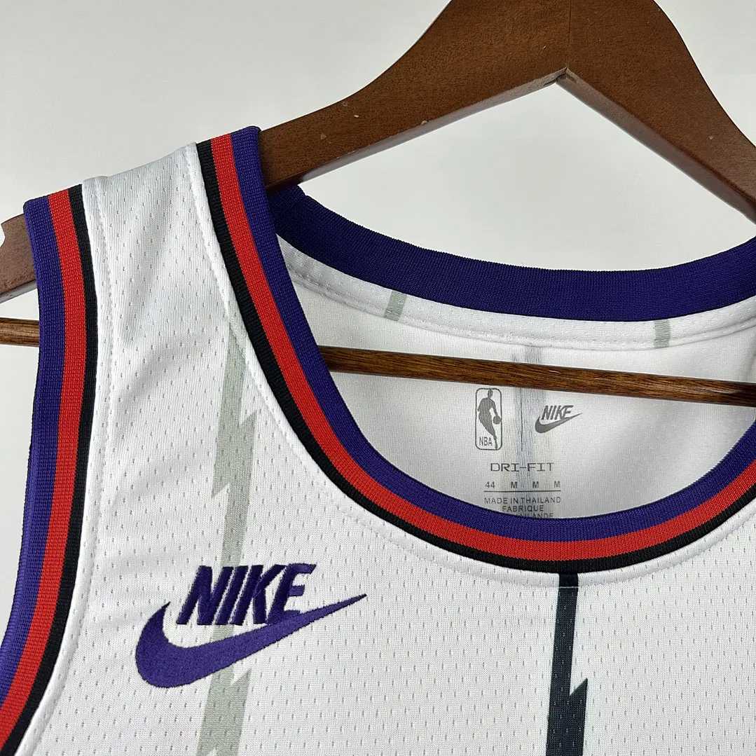 Camisa NBA Toronto Raptors Retrô Branca - McGrady Nº1 4