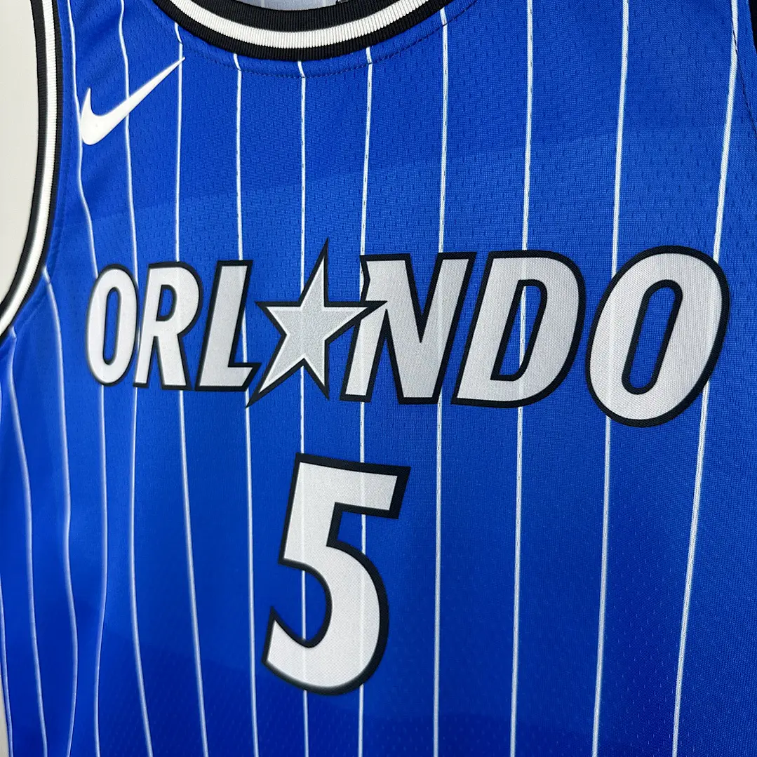 Camisa NBA Orlando Magic Fora Azul - Banchero Nº5 3
