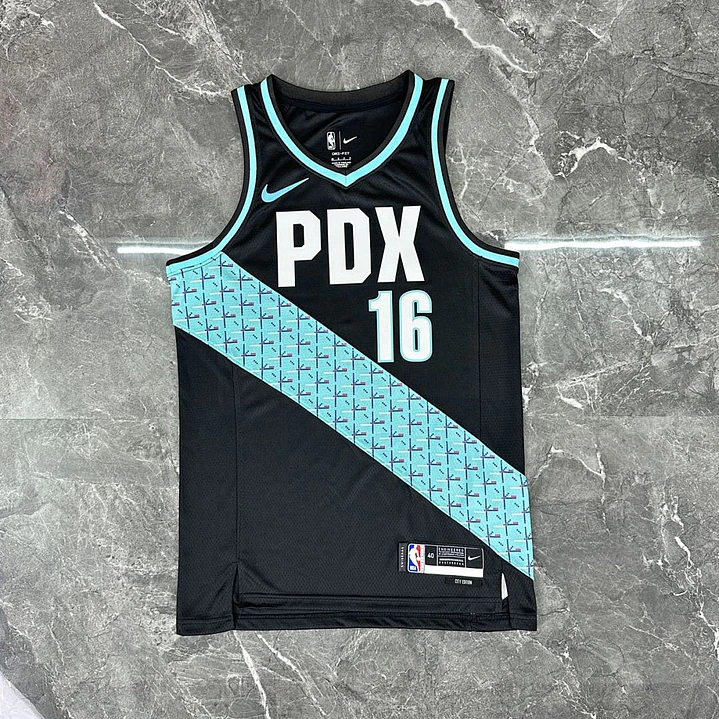 Camisa NBA Portland Trail Blazers Edição Cidade - Nº16 3