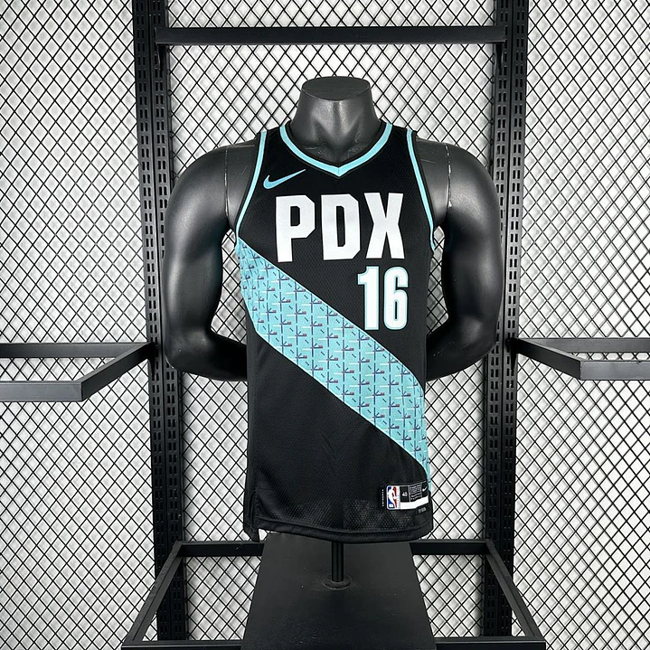 Camisa NBA Portland Trail Blazers Edição Cidade - Nº16 5