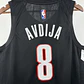 Camisa NBA Portland Trail Blazers Fora Preta - Avdija Nº8 - thumbnail 5