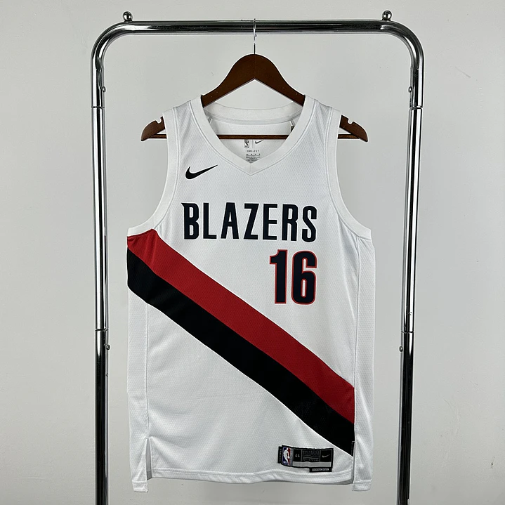 Camisa NBA Portland Trail Blazers Casa Branca - Nº16 1