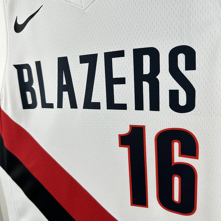 Camisa NBA Portland Trail Blazers Casa Branca - Nº16 5