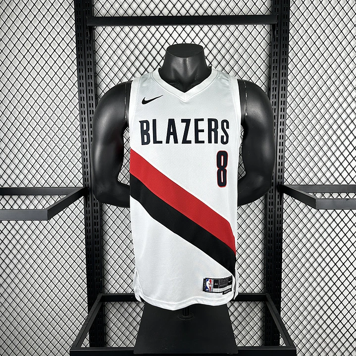 Camisa NBA Portland Trail Blazers Casa Branca - Avdija Nº8 3