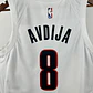 Camisa NBA Portland Trail Blazers Casa Branca - Avdija Nº8 - Thumbnail 5
