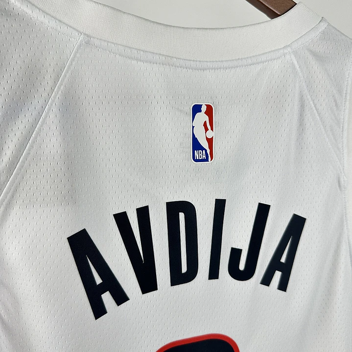 Camisa NBA Portland Trail Blazers Casa Branca - Avdija Nº8 6