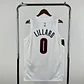 Camisa NBA Portland Trail Blazers Casa Branca - Lillard Nº0 - thumbnail 2