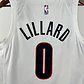 Camisa NBA Portland Trail Blazers Casa Branca - Lillard Nº0 - thumbnail 6