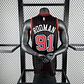 Camisa NBA Chicago Bulls Edição Jordan Statement - Rodman Nº91 - Thumbnail 4