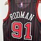 Camisa NBA Chicago Bulls Edição Jordan Statement - Rodman Nº91 - Thumbnail 6