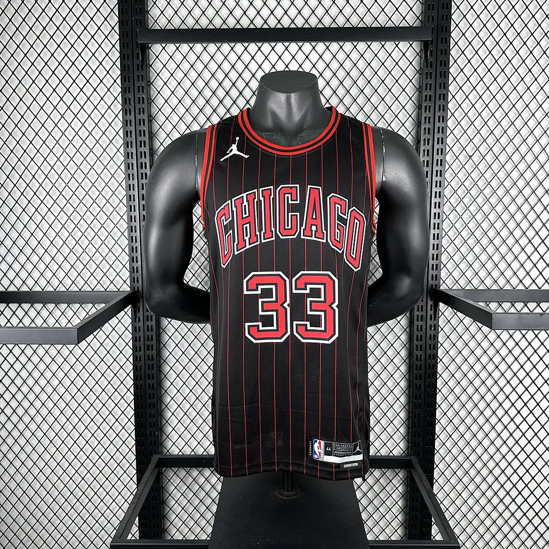 Camisa NBA Chicago Bulls Edição Jordan Statement - Pippen Nº33 3