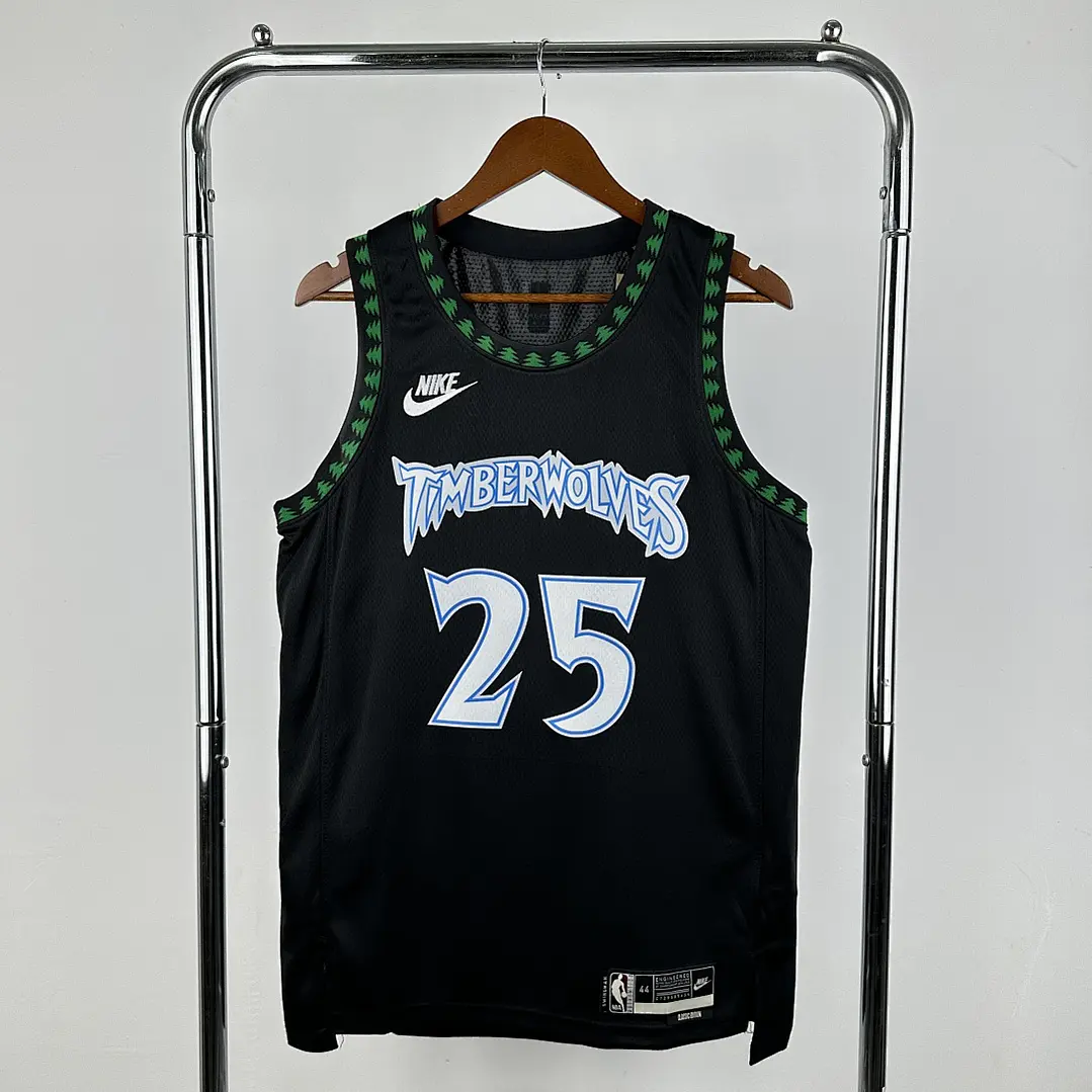 Camisa NBA Minnesota Timberwolves Retrô - Rose Nº25 1