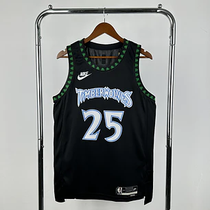 Camisa NBA Minnesota Timberwolves Retrô - Rose Nº25