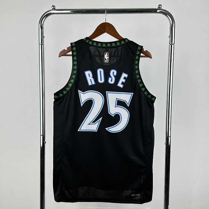 Camisa NBA Minnesota Timberwolves Retrô - Rose Nº25 2