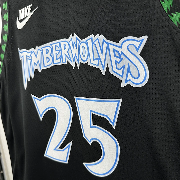 Camisa NBA Minnesota Timberwolves Retrô - Rose Nº25 5