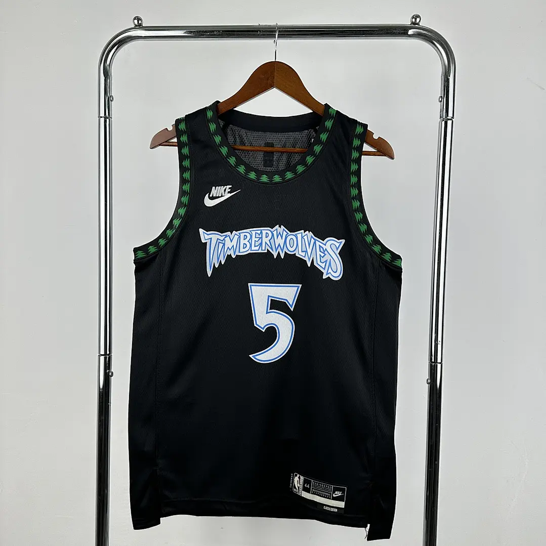 Camisa NBA Minnesota Timberwolves Retrô - Edwards Nº5 1