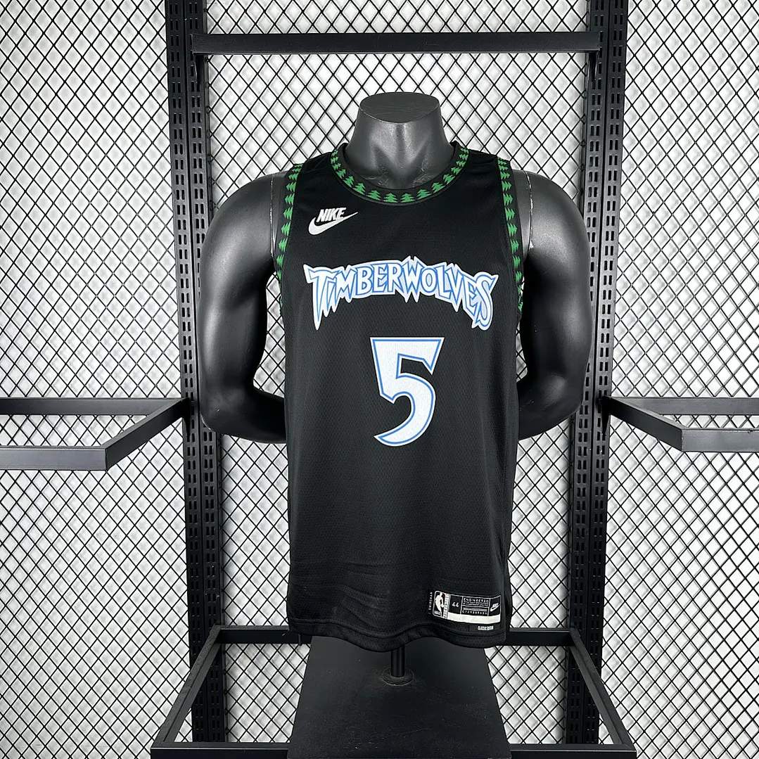 Camisa NBA Minnesota Timberwolves Retrô - Edwards Nº5 3