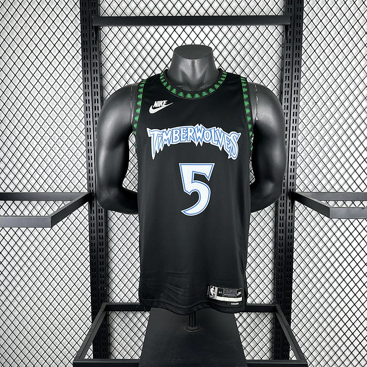 Camisa NBA Minnesota Timberwolves Retrô - Edwards Nº5 3