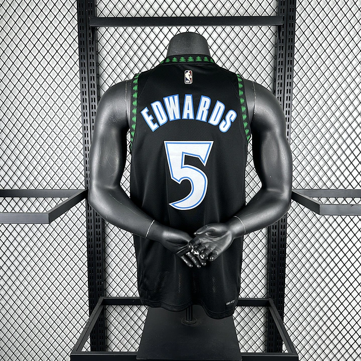 Camisa NBA Minnesota Timberwolves Retrô - Edwards Nº5 4