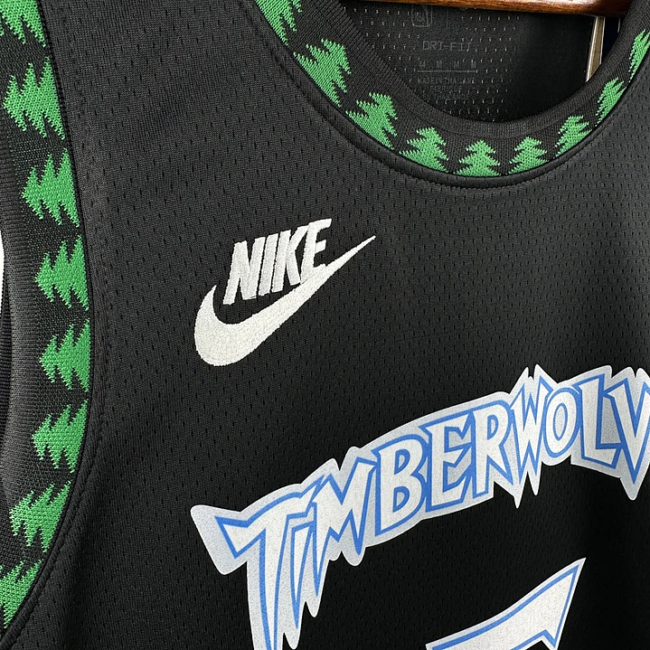 Camisa NBA Minnesota Timberwolves Retrô - Edwards Nº5 6