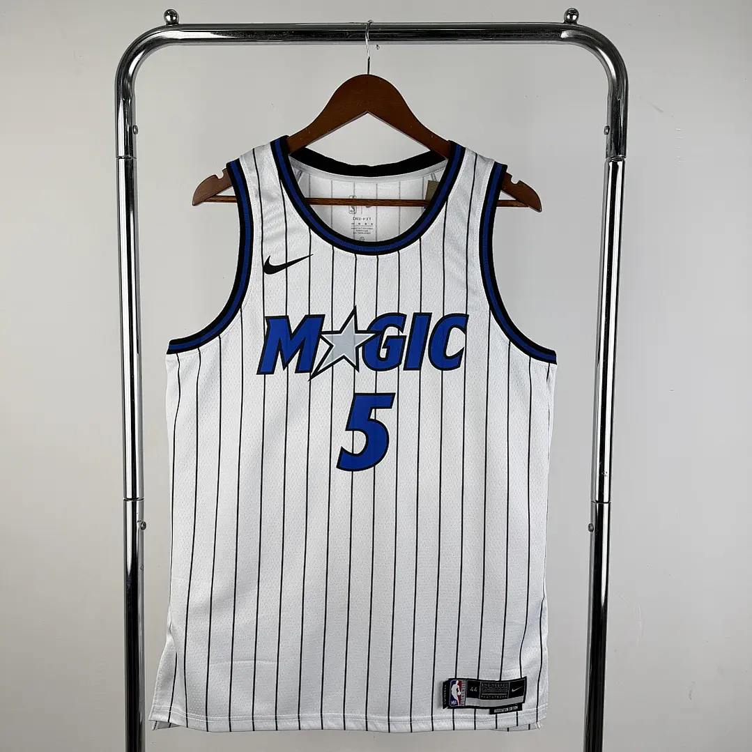Camisa NBA Orlando Magic Casa Branca - Banchero Nº5 1
