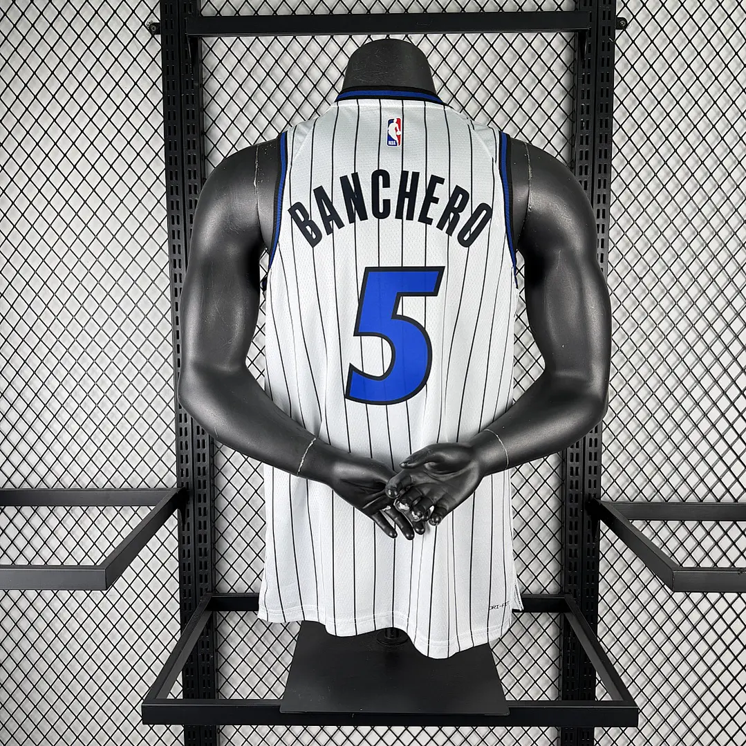 Camisa NBA Orlando Magic Casa Branca - Banchero Nº5 3