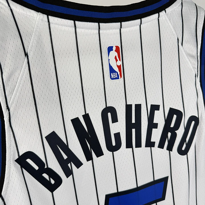 Camisa NBA Orlando Magic Casa Branca - Banchero Nº5 4