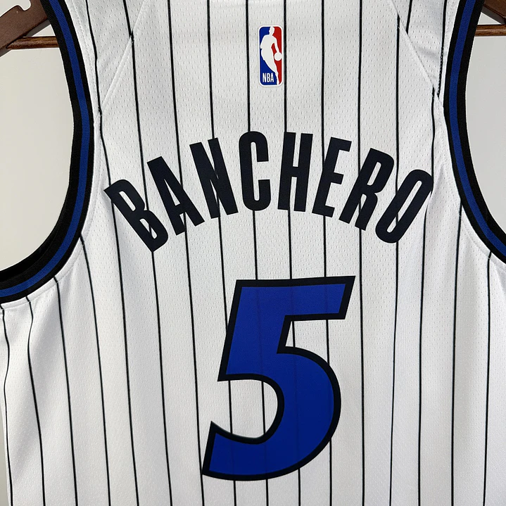 Camisa NBA Orlando Magic Casa Branca - Banchero Nº5 5