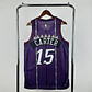 Camisa NBA Toronto Raptors Retrô Roxa - Carter Nº15 - Thumbnail 2