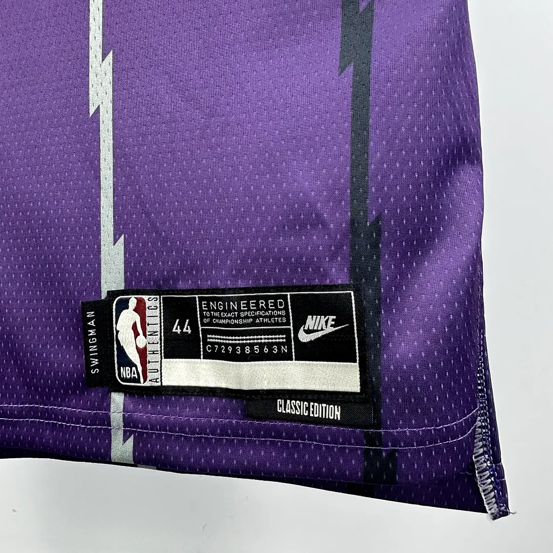 Camisa NBA Toronto Raptors Retrô Roxa - Carter Nº15 6