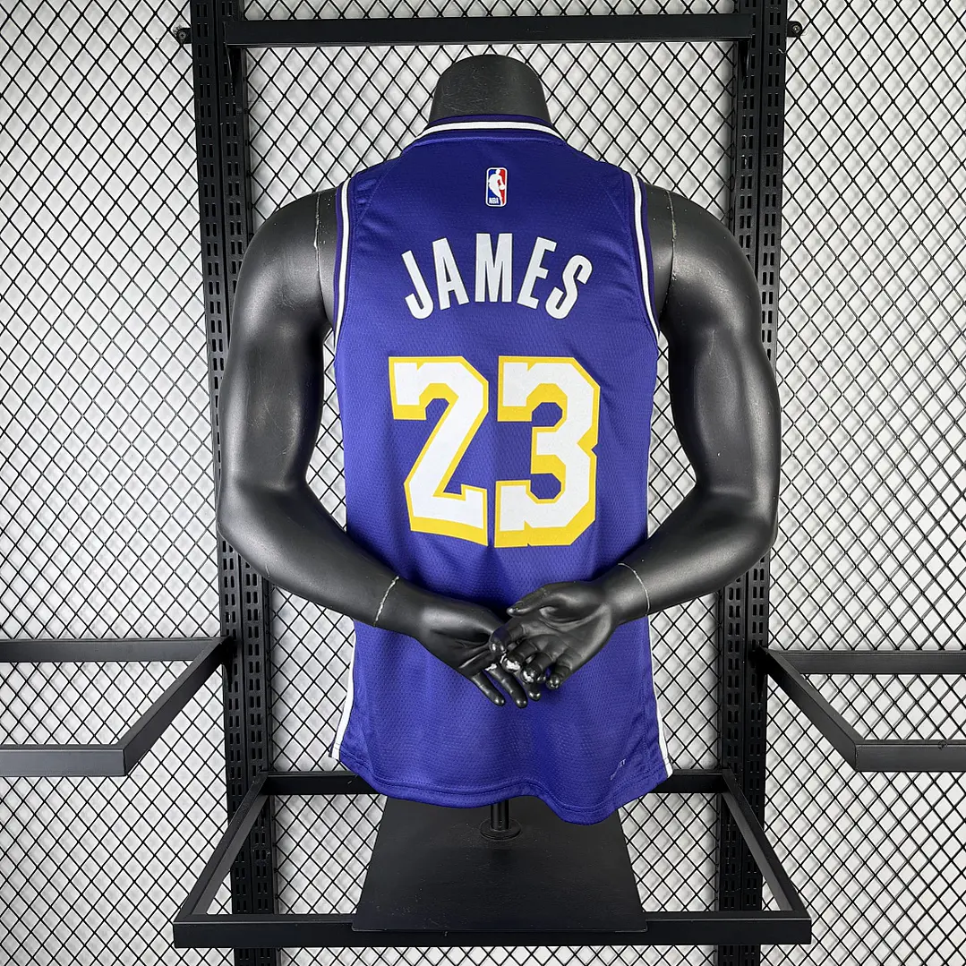 Camisa NBA Los Angeles Lakers Edição Jordan Statement - LeBron James Nº23 3