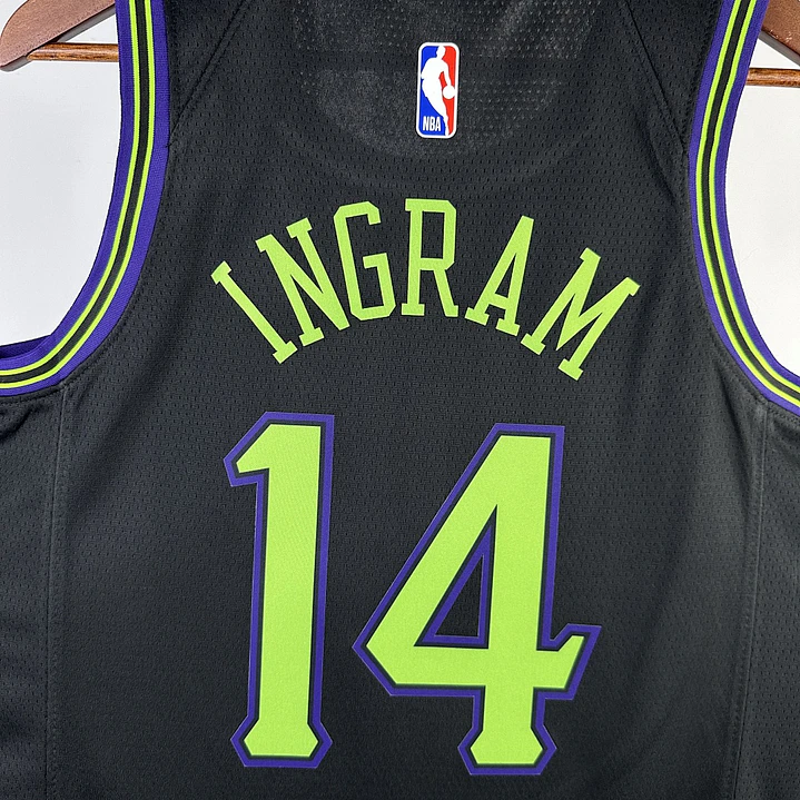 Camisa NBA New Orleans Pelicans Edição Cidade - Ingram Nº14 6