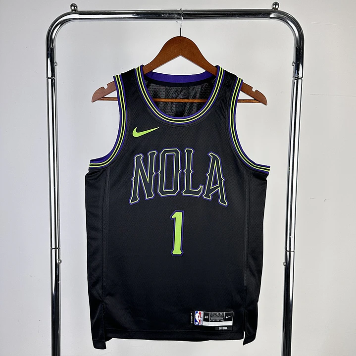 Camisa NBA New Orleans Pelicans Edição Cidade - Williams Nº1 1